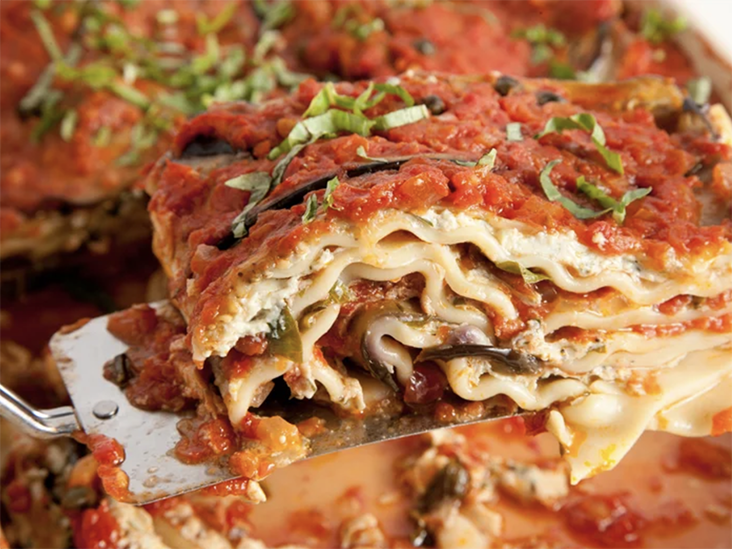 Lasaña vegana