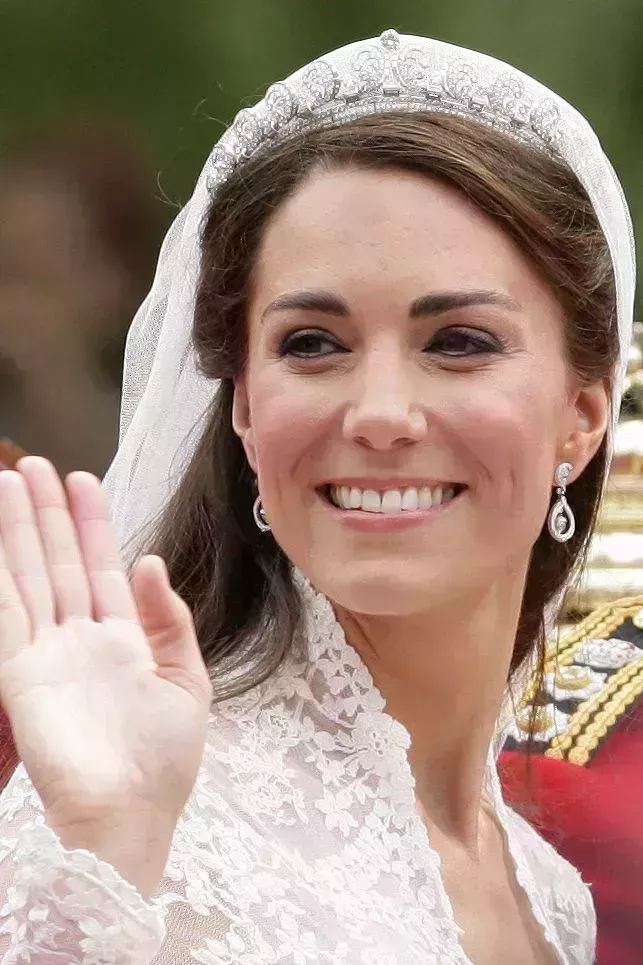 aphoto of kate middleton's wedding makeup, one of good housekeeping's royal beauty hacks