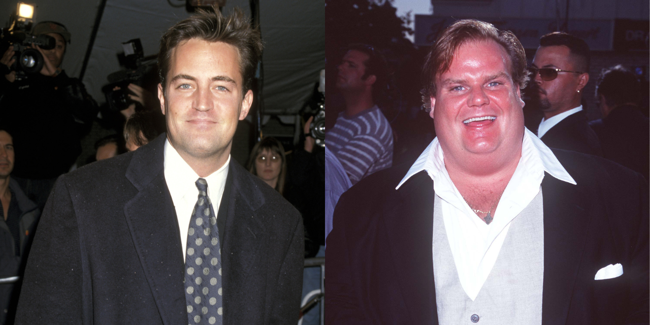 Matthew Perry reacciono mal a la muerte de Chris Farley