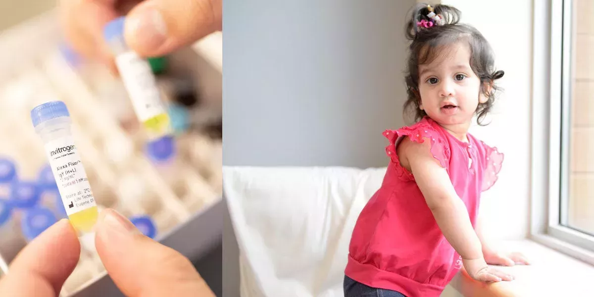 Las hermanas de una niña de un año murieron debido a una enfermedad genética que ella también padece. Un tratamiento pionero en el mundo que recibió antes de nacer la ayuda a vivir con normalidad.