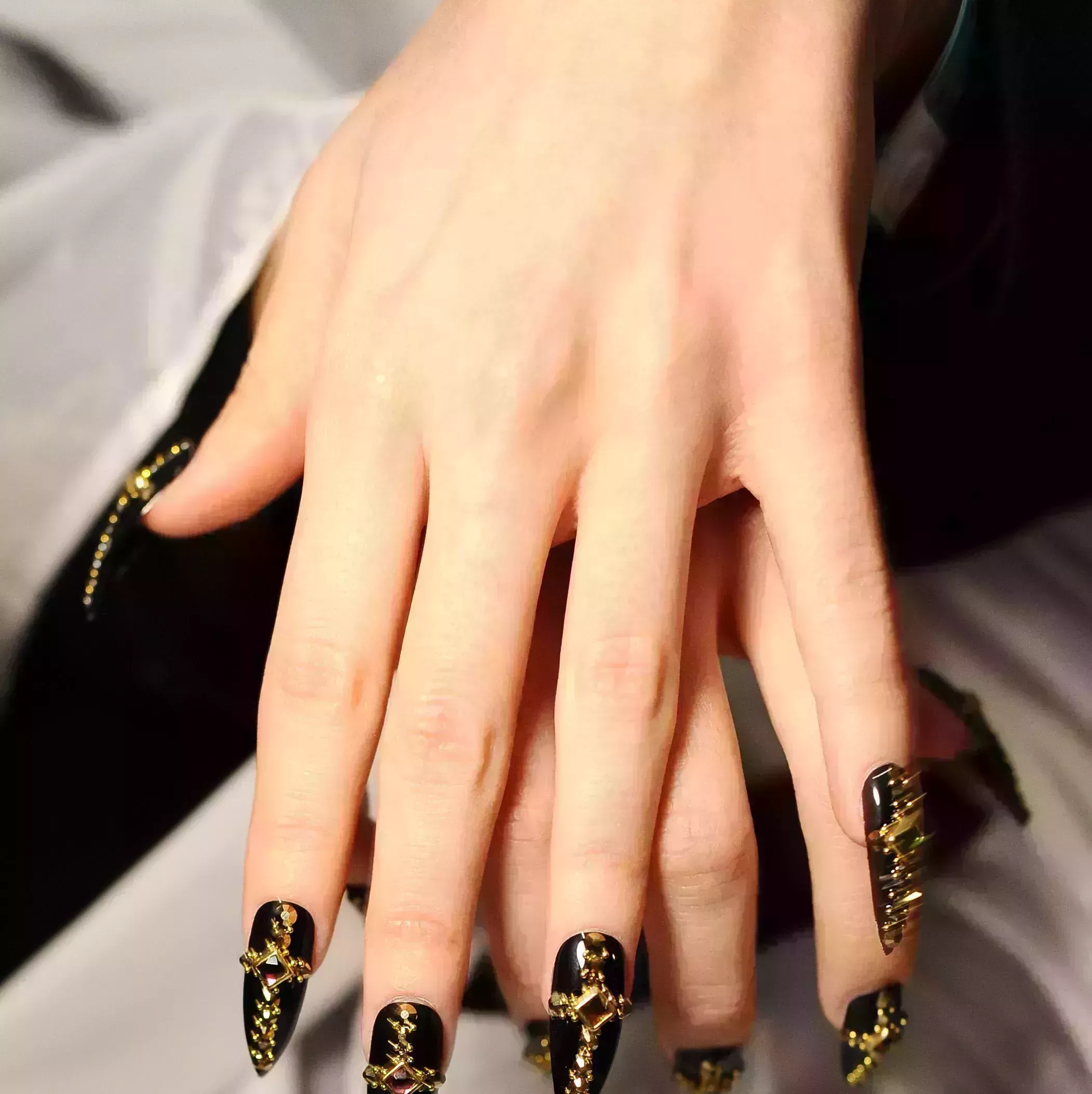 stiletto nails manicure