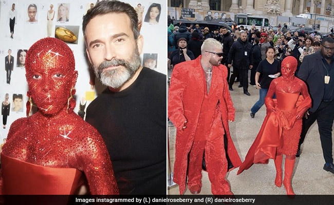 Doja Cat sorprendió en la semana de la moda de París envuelta en cristales Swarovski