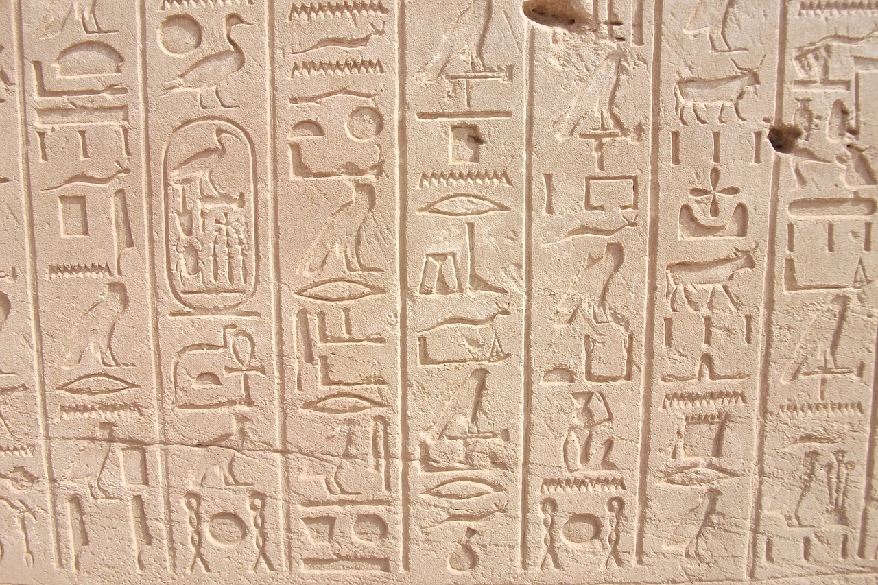 ¿Qué es jeroglíficos y ejemplos?