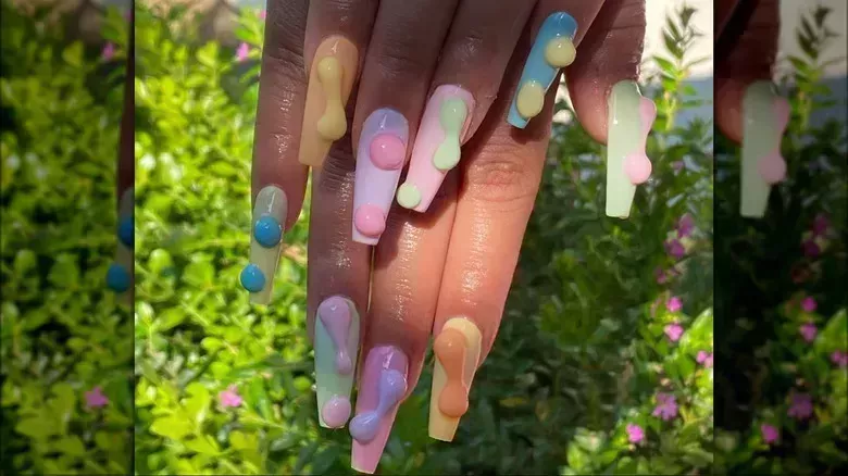 La tendencia 'Blob' de Nail Art que verás por todas partes en primavera de 2023