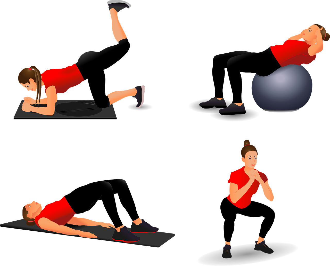 ¿Cómo se debe entrenar los gluteos?