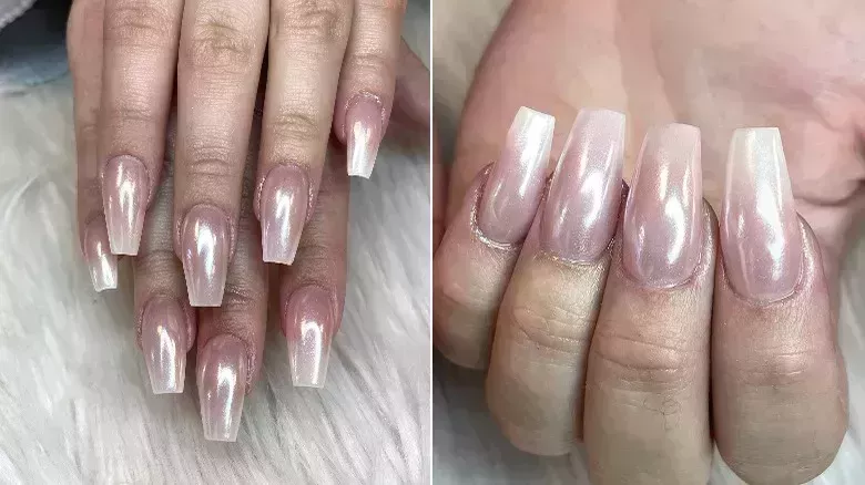 Las uñas francesas desteñidas son la tendencia que lleva el moderno ombré a una manicura clásica