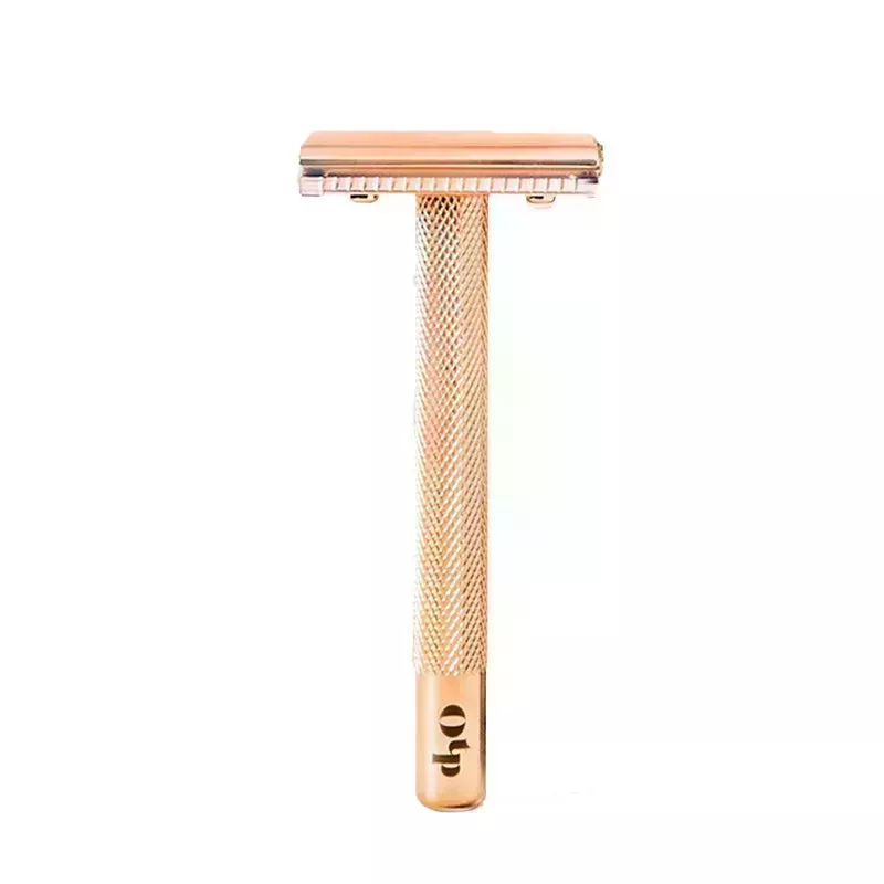 The rose gold Oui the People the Single Razor on a white background