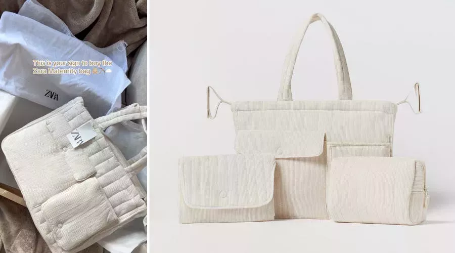 Este elegante bolso de maternidad de Zara está aprobado por TikTok (y cuesta menos de 60€)