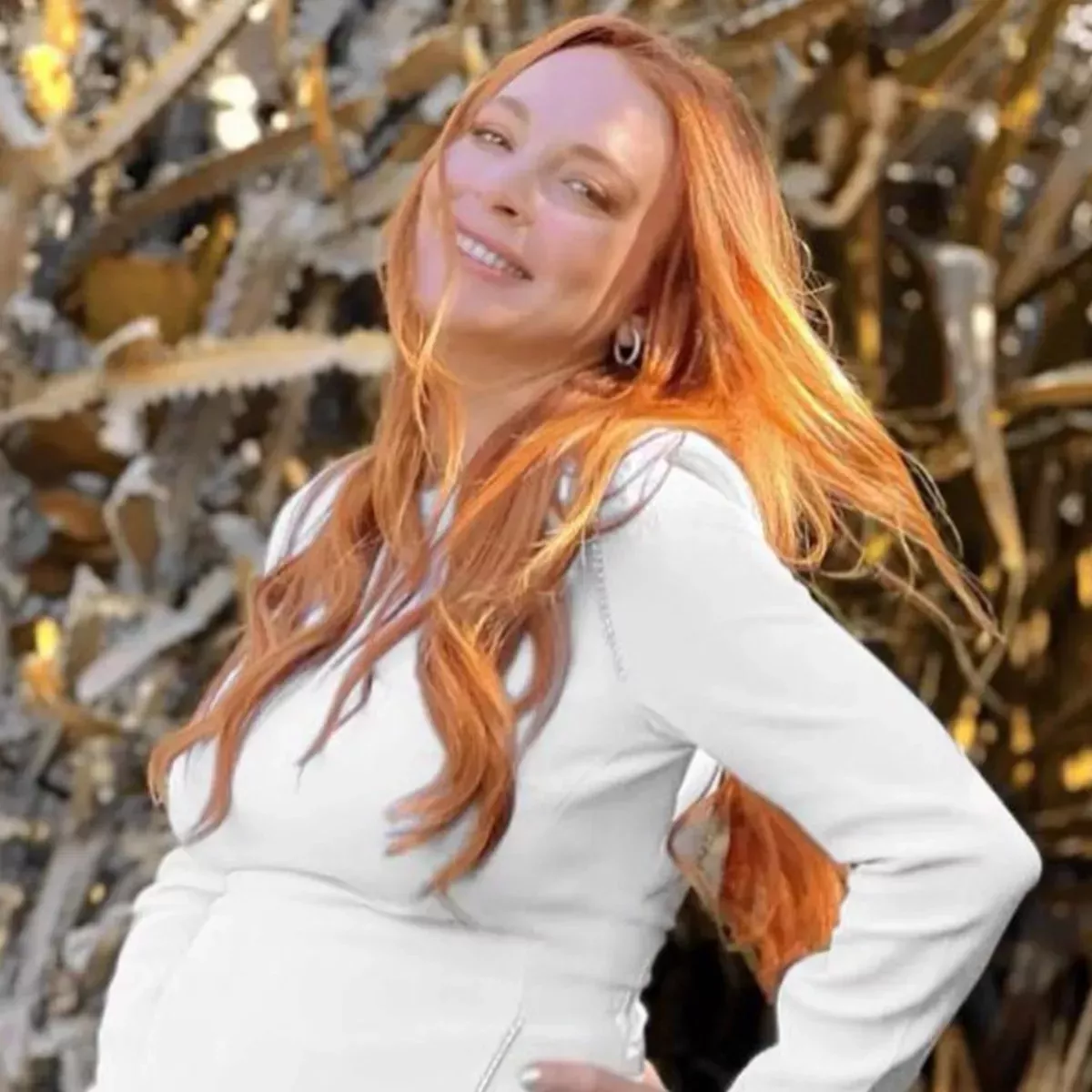 Lindsay Lohan, embarazada, comparte un nuevo selfie mientras celebra su 37 cumpleaños