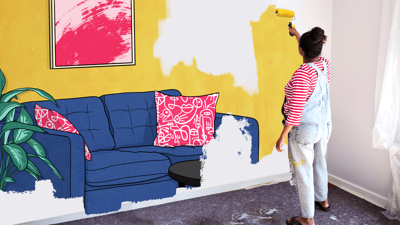 ¿Te apetece renovar tu habitación sin salirte del presupuesto? Sólo tiene que pintar