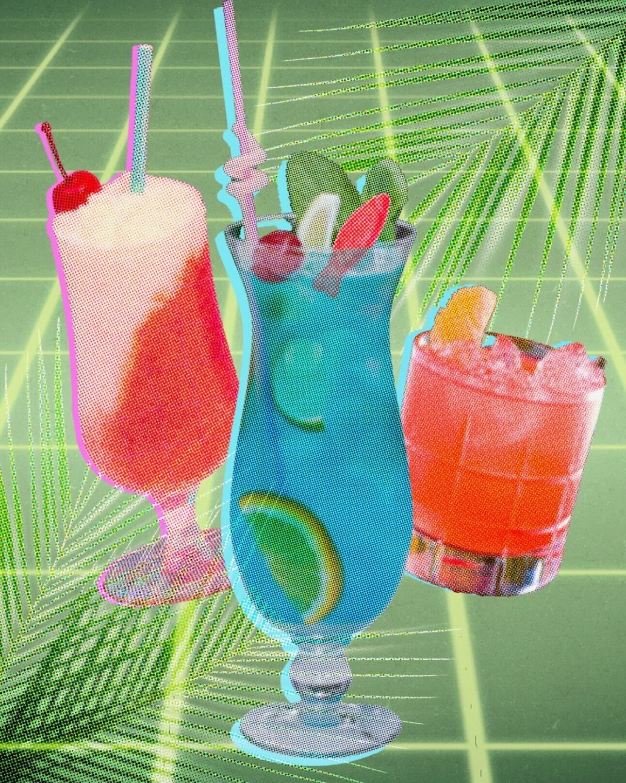 Nuestros exclusivos cócteles 818 inspirados en los años 80