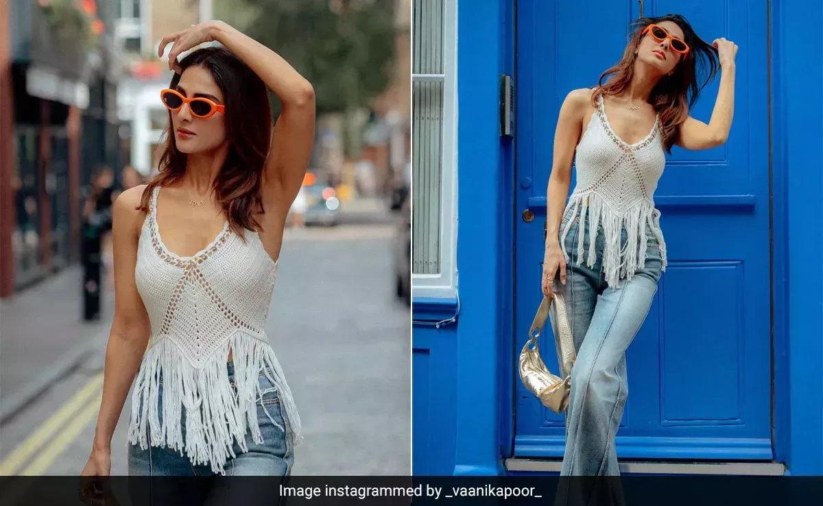 Vaani Kapoor viaja a Londres con un estilo tropical y urbano