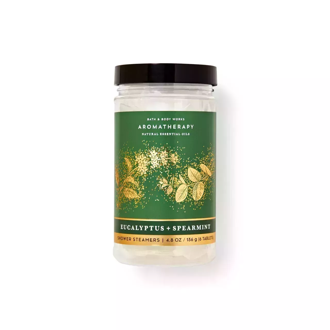 Bath & Body Works Aromatherapy Eucalyptus Spearmint Shower Steamers in jar