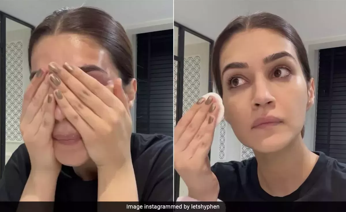 El ritual desmaquillante de 8 pasos de Kriti Sanon para estar radiante cada temporada