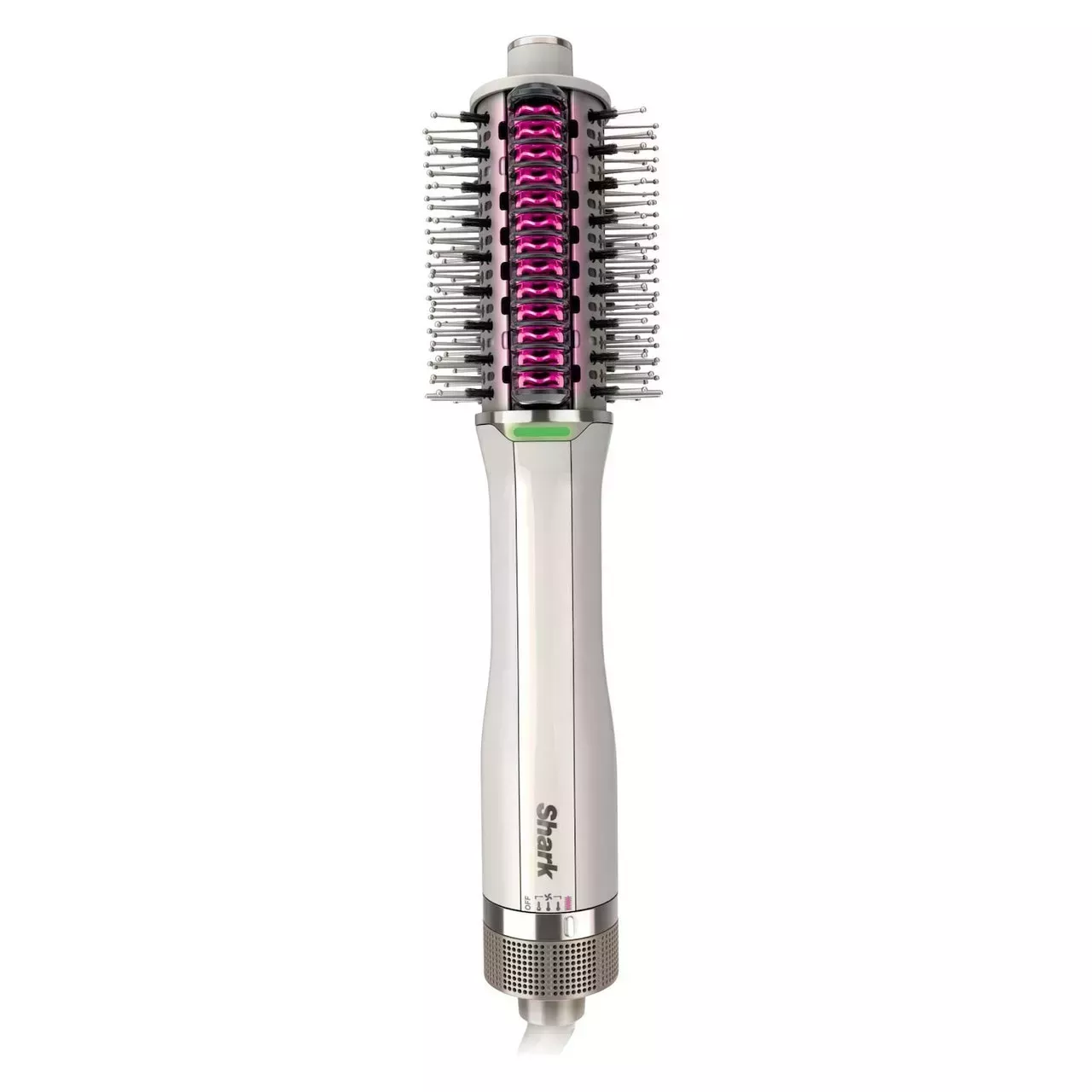 Shark SmoothStyle Heated Comb in white on white background