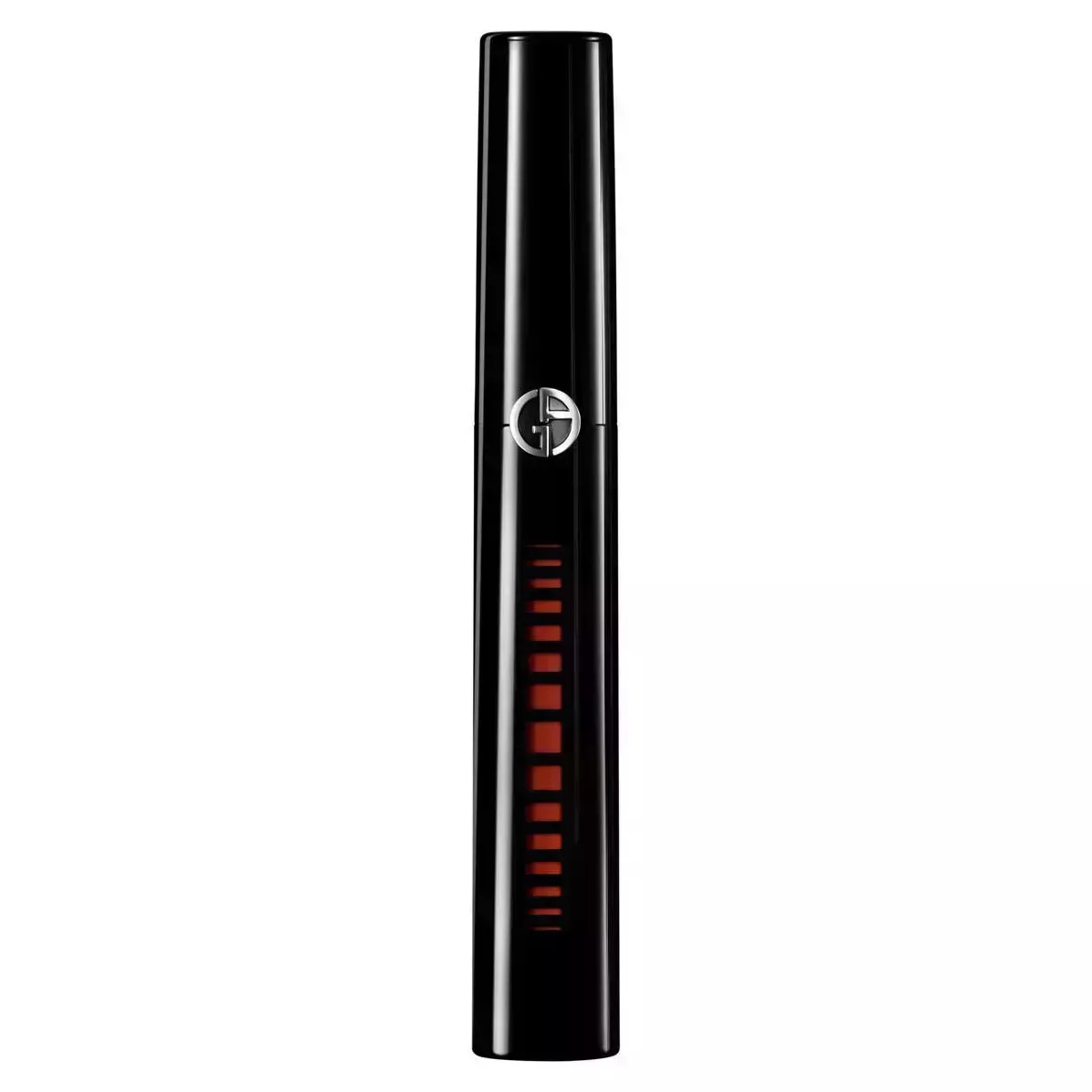 Armani Beauty Ecstasy Mirror Lip Gloss black tube of lip gloss on white background