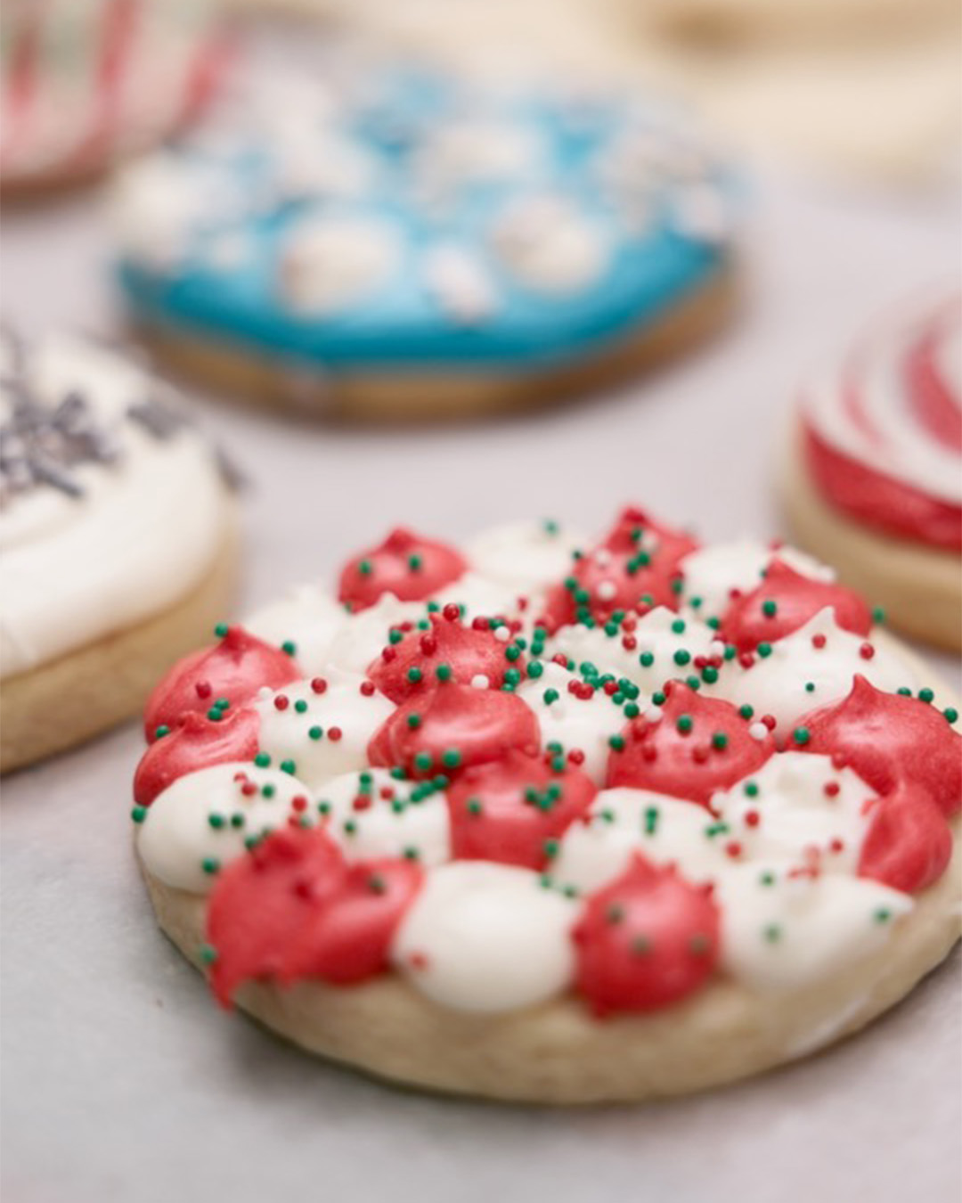 Galletas de azúcar navideñas veganas del Chef K