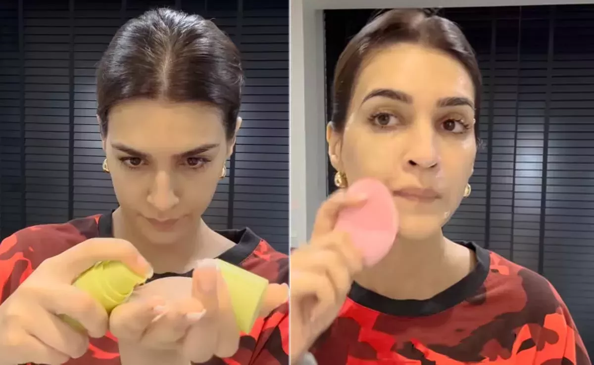 La rutina de invierno de Kriti Sanon es perfecta para refrescarse antes de la fiesta de Año Nuevo