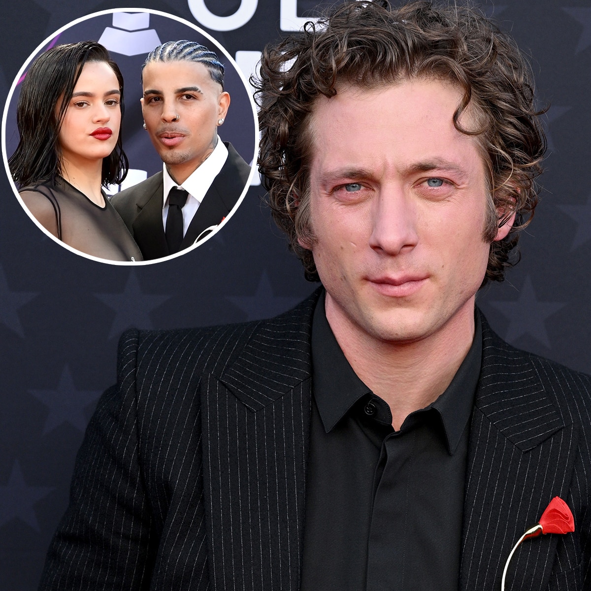 Por qué los fans creen que Jeremy Allen White hizo un guiño sutil a Rauw Alejandro, el ex de Rosalía, en medio de los rumores de romance