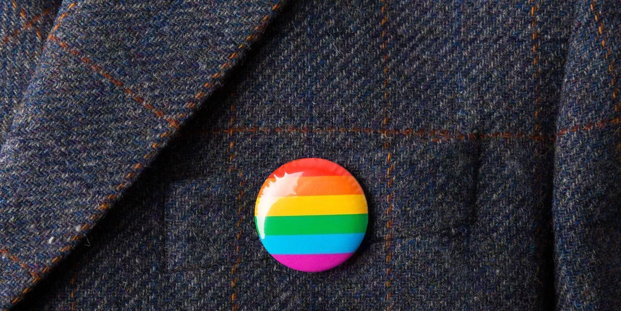 lgbtqia badge concept of celebration of lgbtq pride flag day and people rights