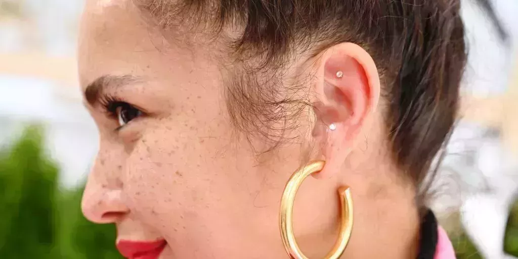 new york, new york november 23 a guest visits the ear seeding station by yinova at popsugars first ever sugar chalet winter wonderland in bryant park on november 23, 2019 in new york city photo by astrid stawiarzgetty images for popsugar