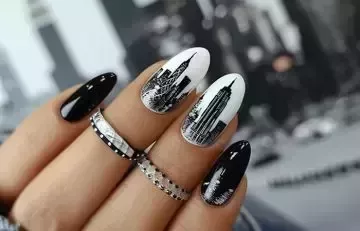 50 mejores ideas de diseño de uñas negras para manicuras con estilo