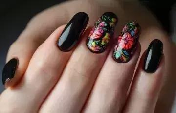 50 mejores ideas de diseño de uñas negras para manicuras con estilo