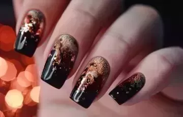 50 mejores ideas de diseño de uñas negras para manicuras con estilo