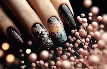 50 mejores ideas de diseño de uñas negras para manicuras con estilo