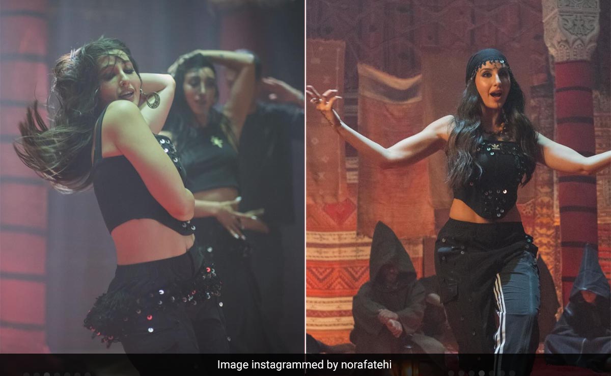 El look de belleza boho de Nora Fatehi es una oda a sus raíces marroquíes.