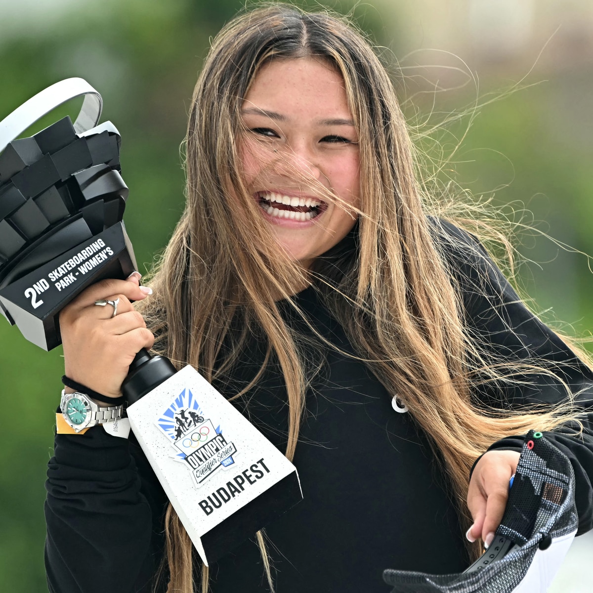 Juegos Olímpicos de 2024: El patinador Sky Brown sigue compitiendo con el hombro dislocado