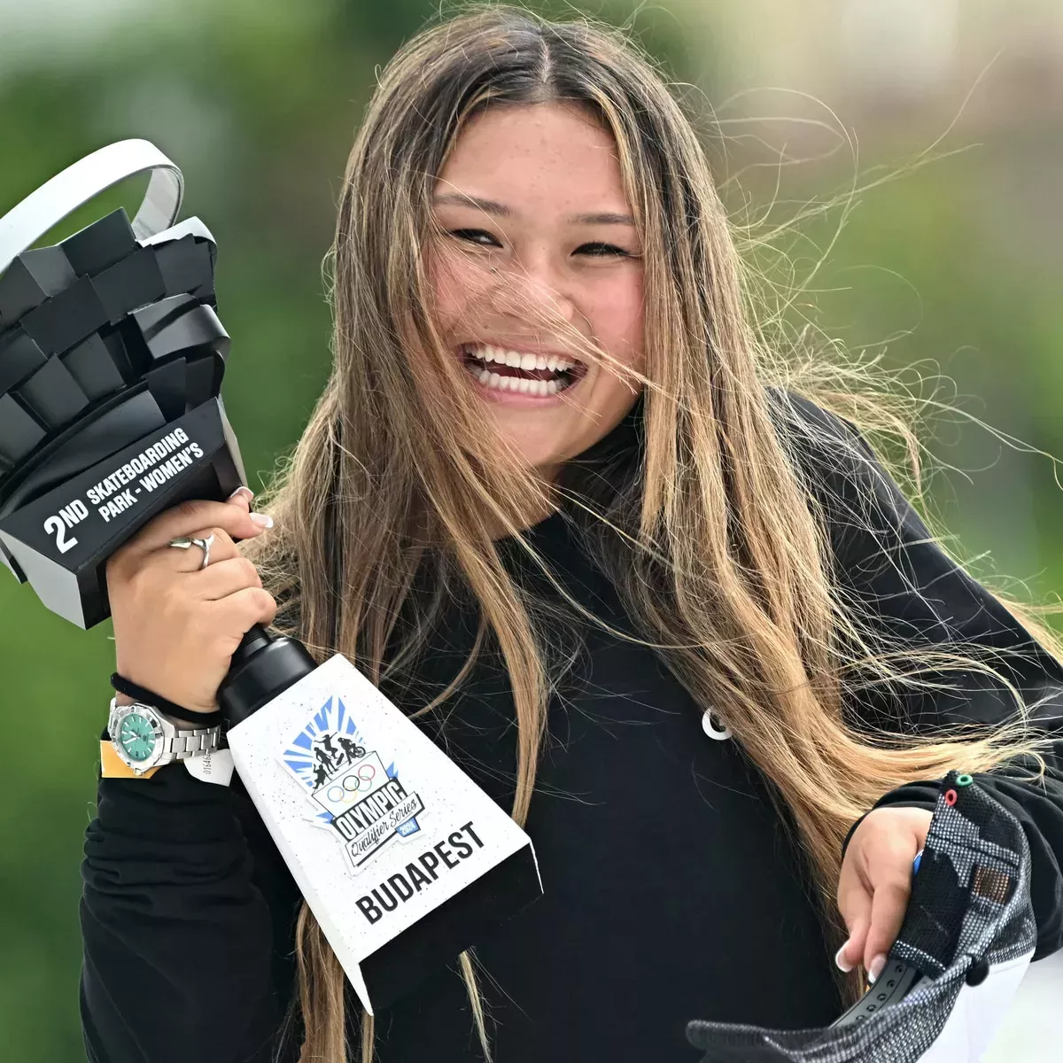 Juegos Olímpicos de 2024: El patinador Sky Brown sigue compitiendo con el hombro dislocado