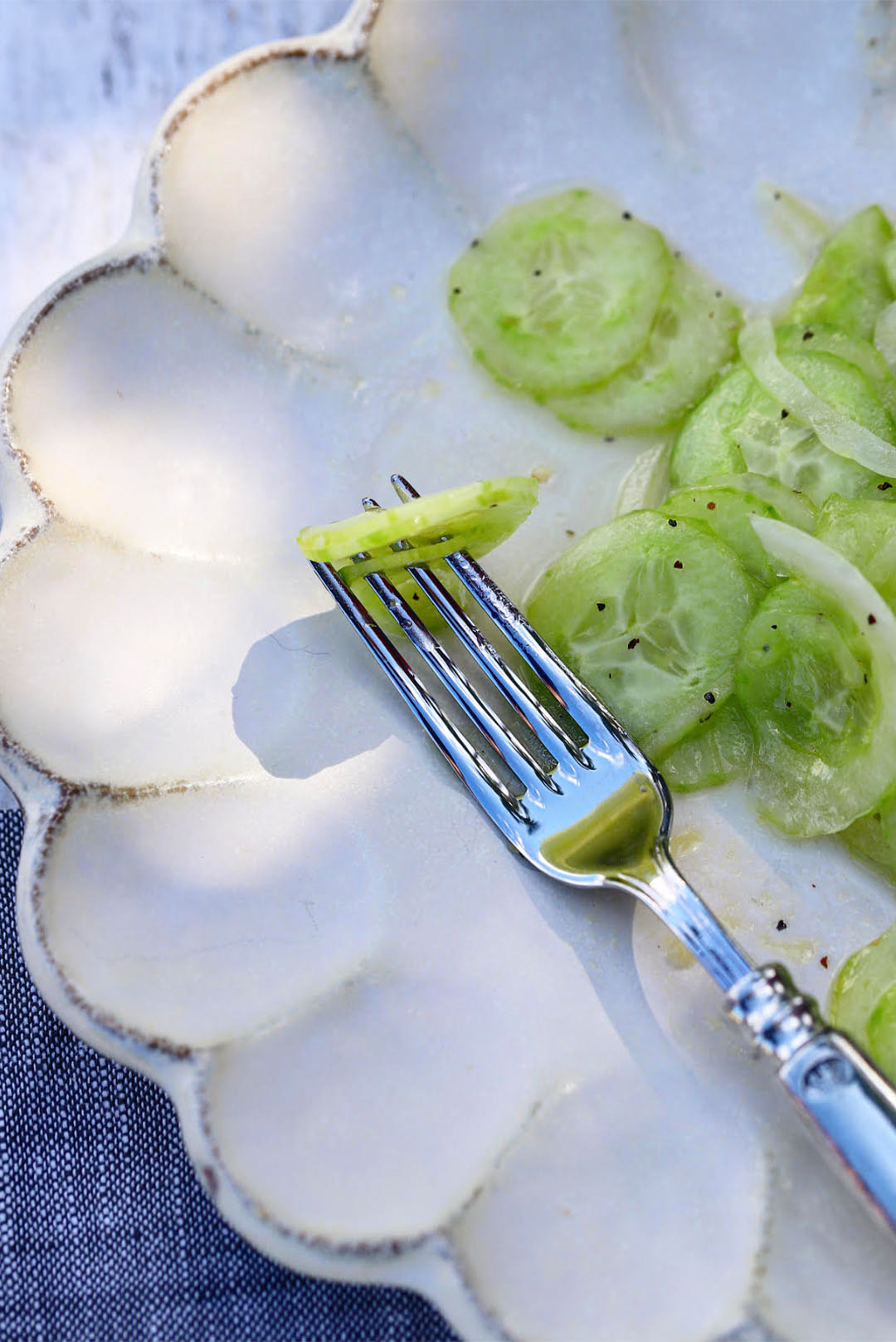 La ensalada de pepino más fácil del verano