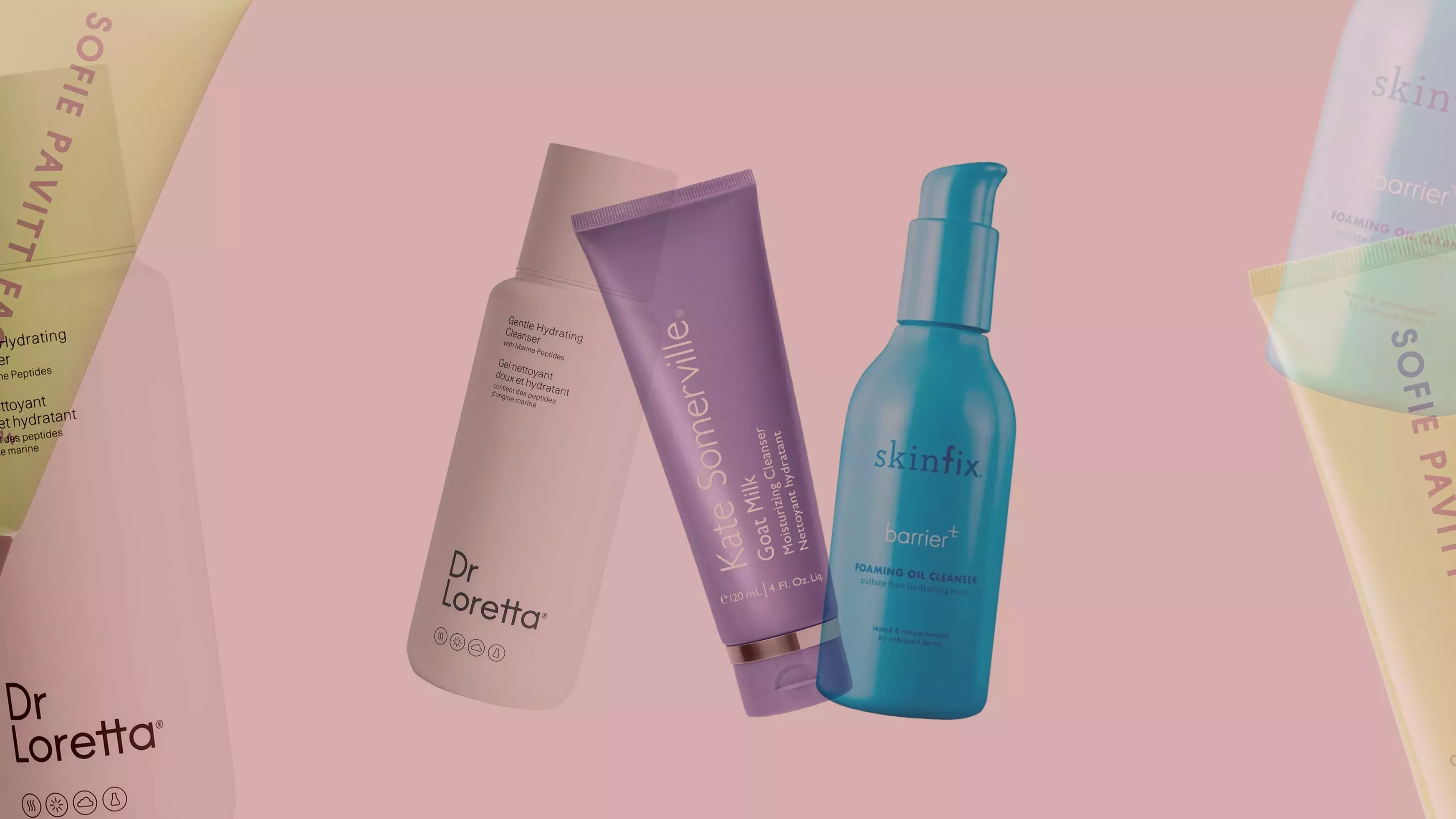 Estos limpiadores faciales limpian sin deshidratar la piel seca