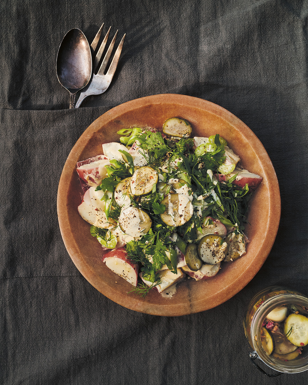 Ensalada de patatas a la francesa con hierbas de Pamela Anderson