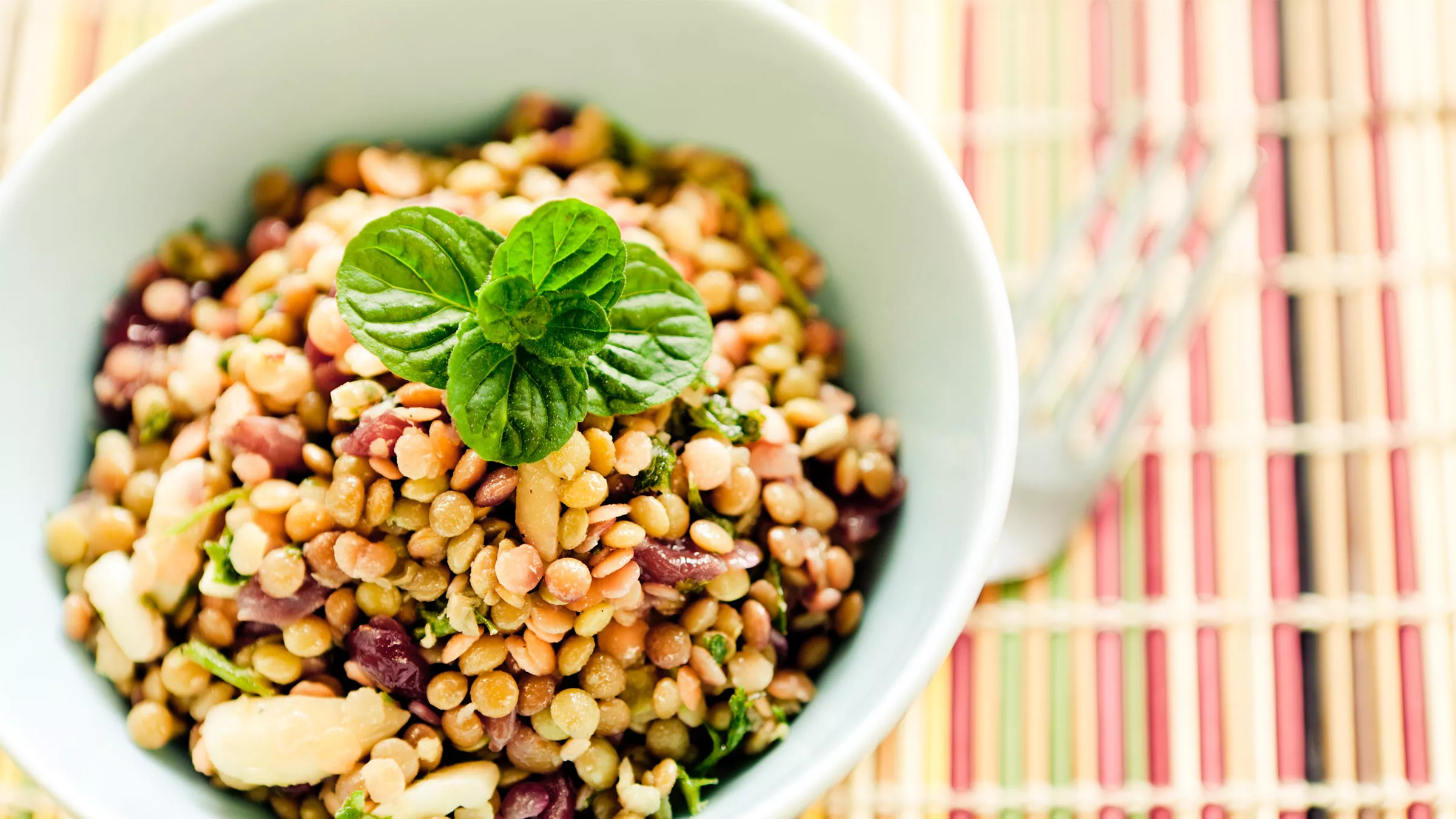 Lusty Lentil Mint Salad