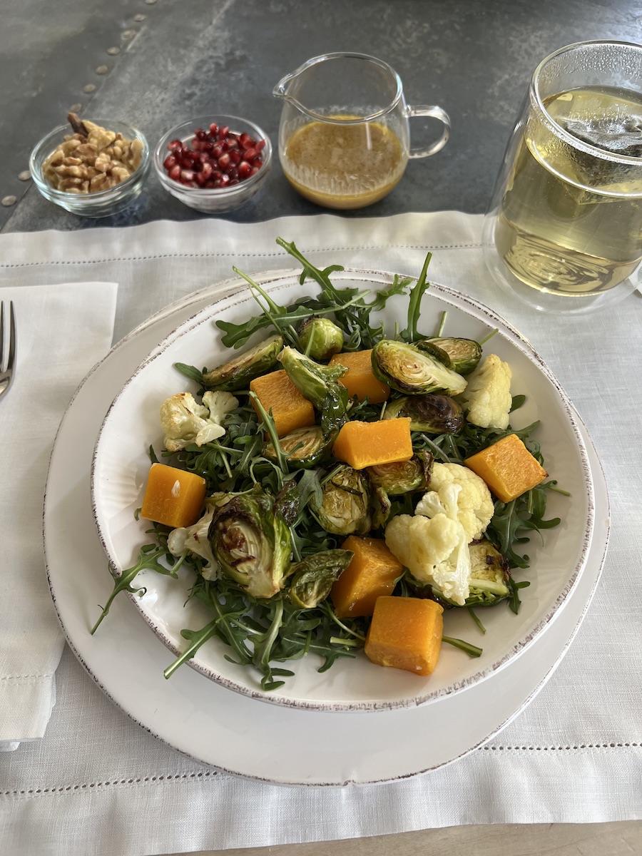 Receta de ensalada de calabaza asada de Kourtney