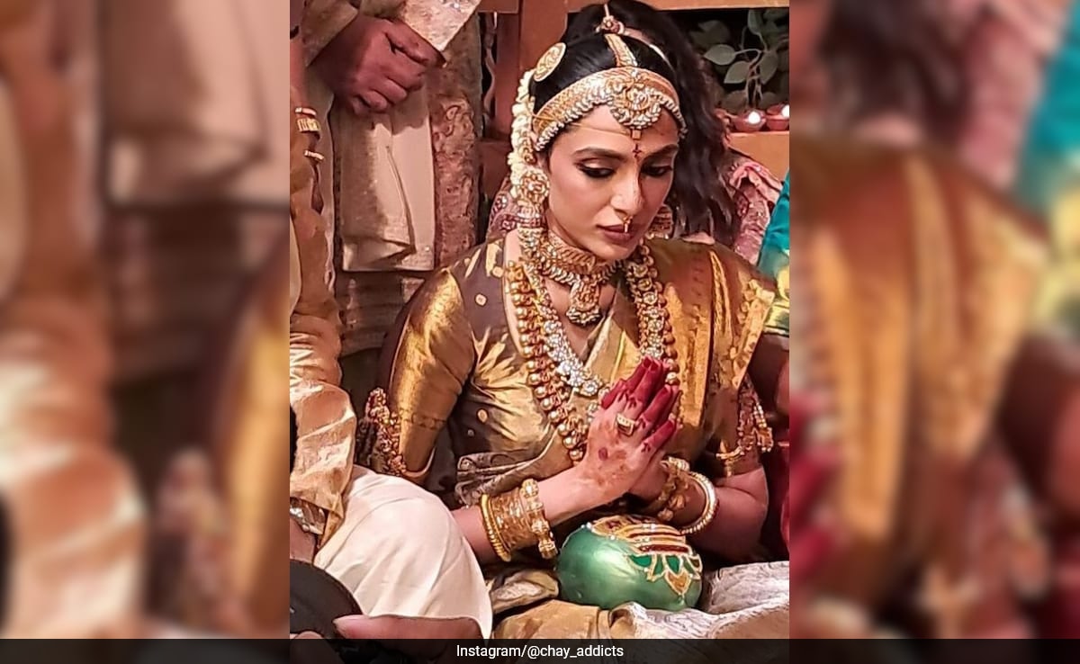 Sobhita Dhulipala es una radiante novia con un look de maquillaje étnico elegantemente sutil para casarse con Naga Chaitanya