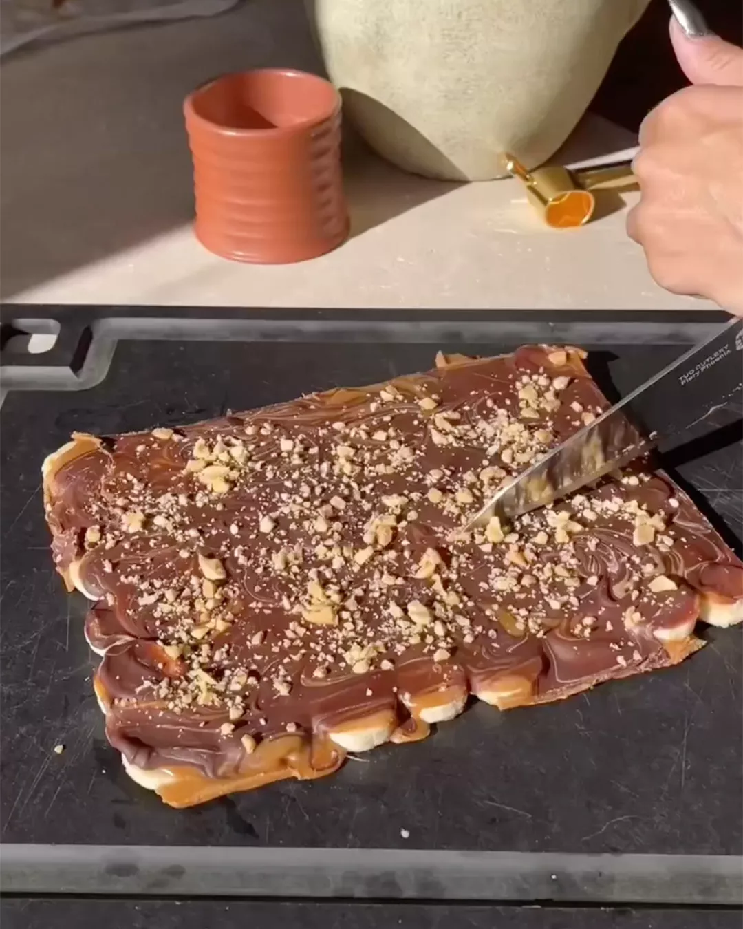 Bark de Plátano y Mantequilla de Cacahuete-2