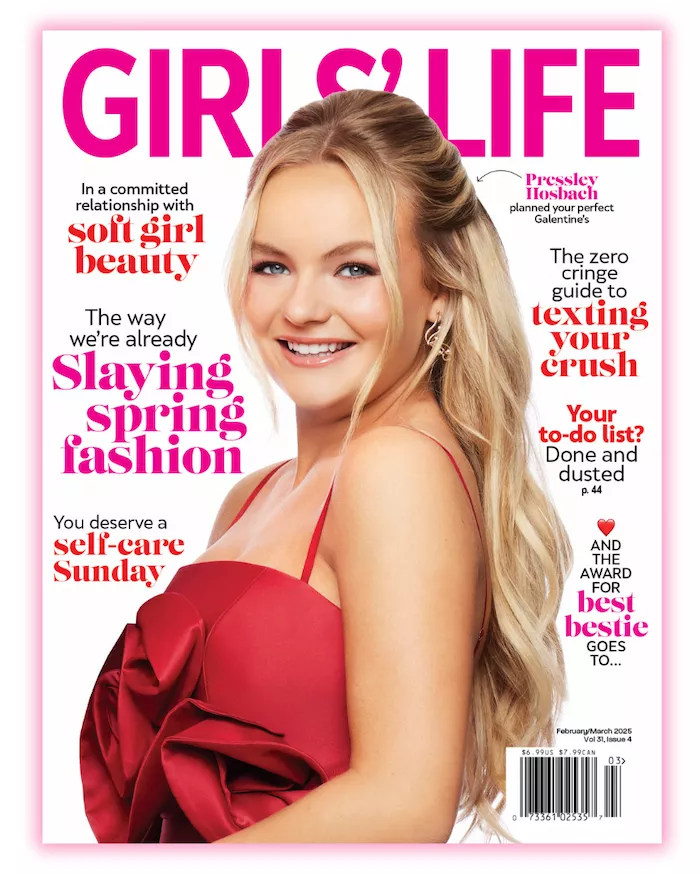 ¡Descubre el nuevo número de febrero/marzo de *Girls' Life* protagonizado por Pressley Hosbach!