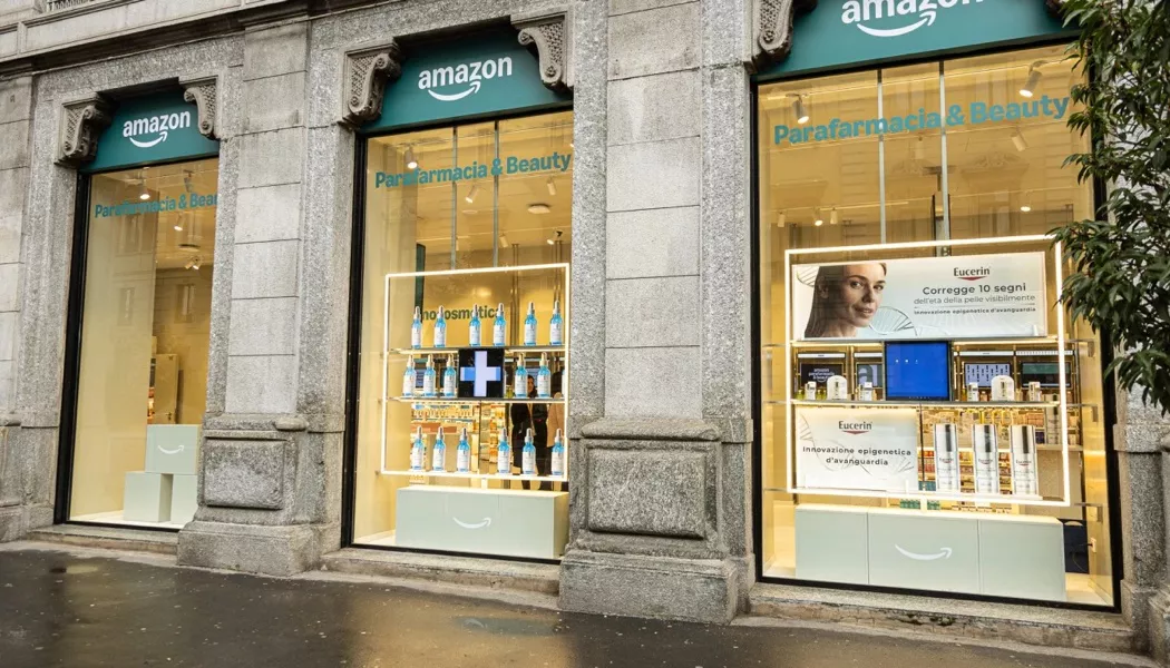 Amazon inaugura su tienda física de belleza y cuidado personal en Milán, Italia