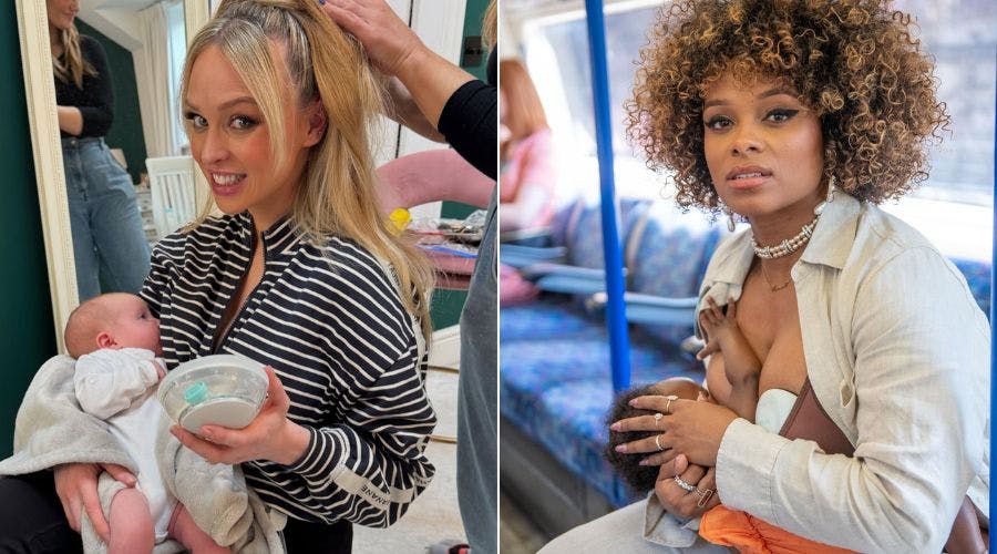 Soy una nueva mamá y este extractor de leche ligero me da la libertad que necesito