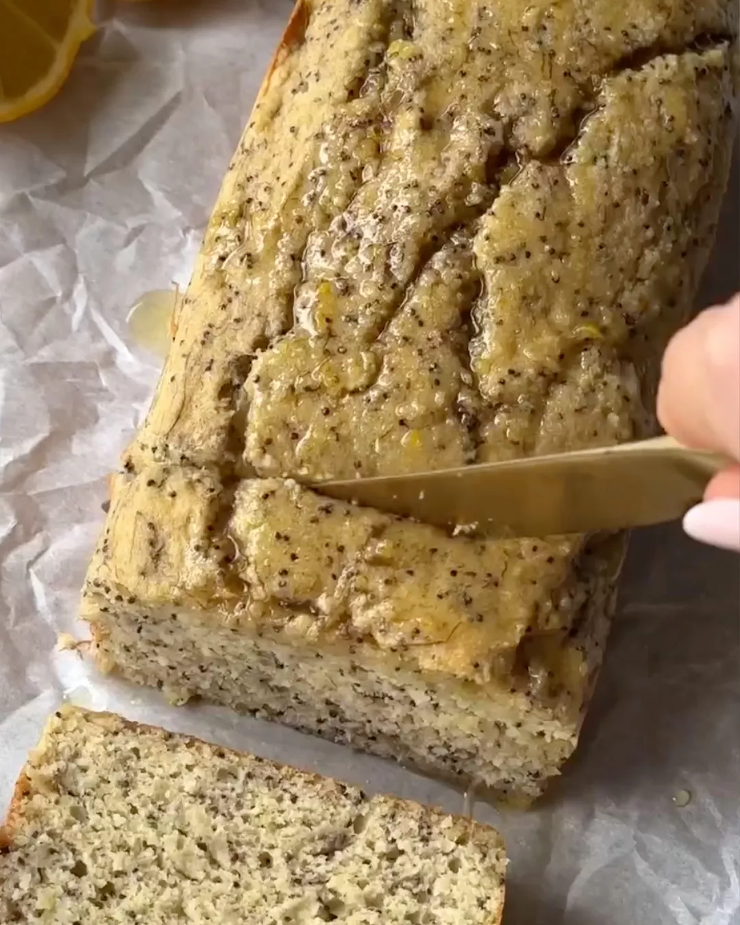 Pan de Plátano con Amapola y Limón-1