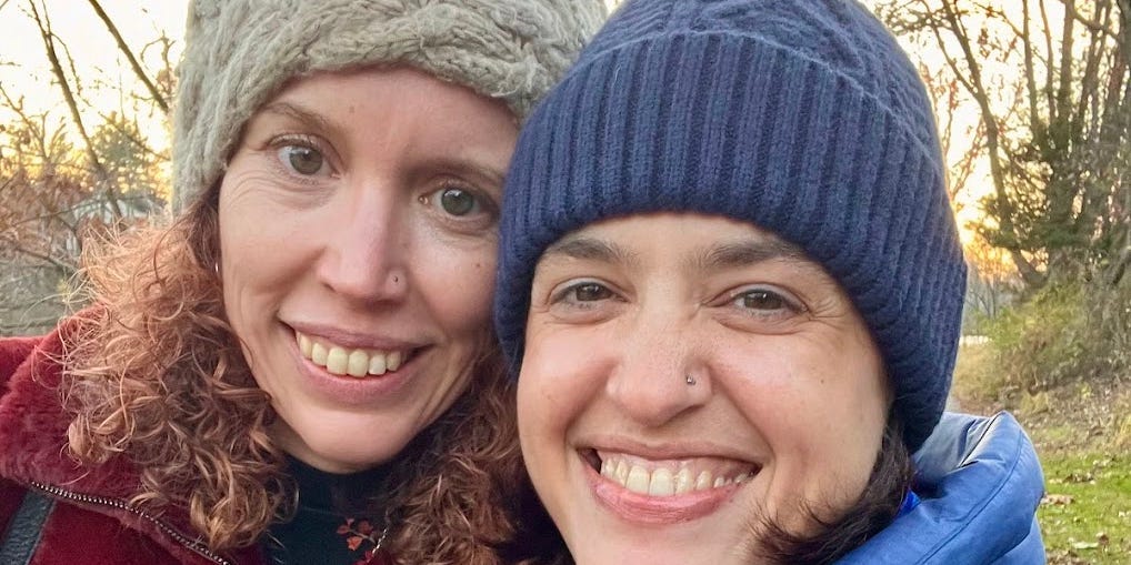 Me contacté con alguien que conocía en LiveJournal y nunca había conocido en persona. Reconectar me hizo sentir de 19 años nuevamente.