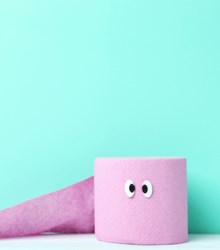 A veces quedan pequeños trozos de papel higiénico 'allí abajo'