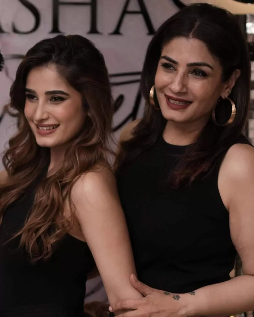 Raveena Tandon And Rasha Thadani Dish Out A Like Mother Like Daughter Beauty Moment, In Nude Lips And A Winged Eyeliner