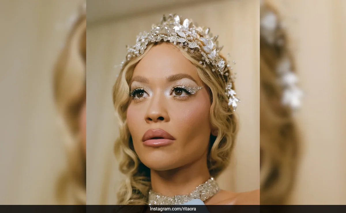 Los Ojos Plateados, Labios Malva y Trenzas Onduladas de Rita Ora: Objetivos de Glamour