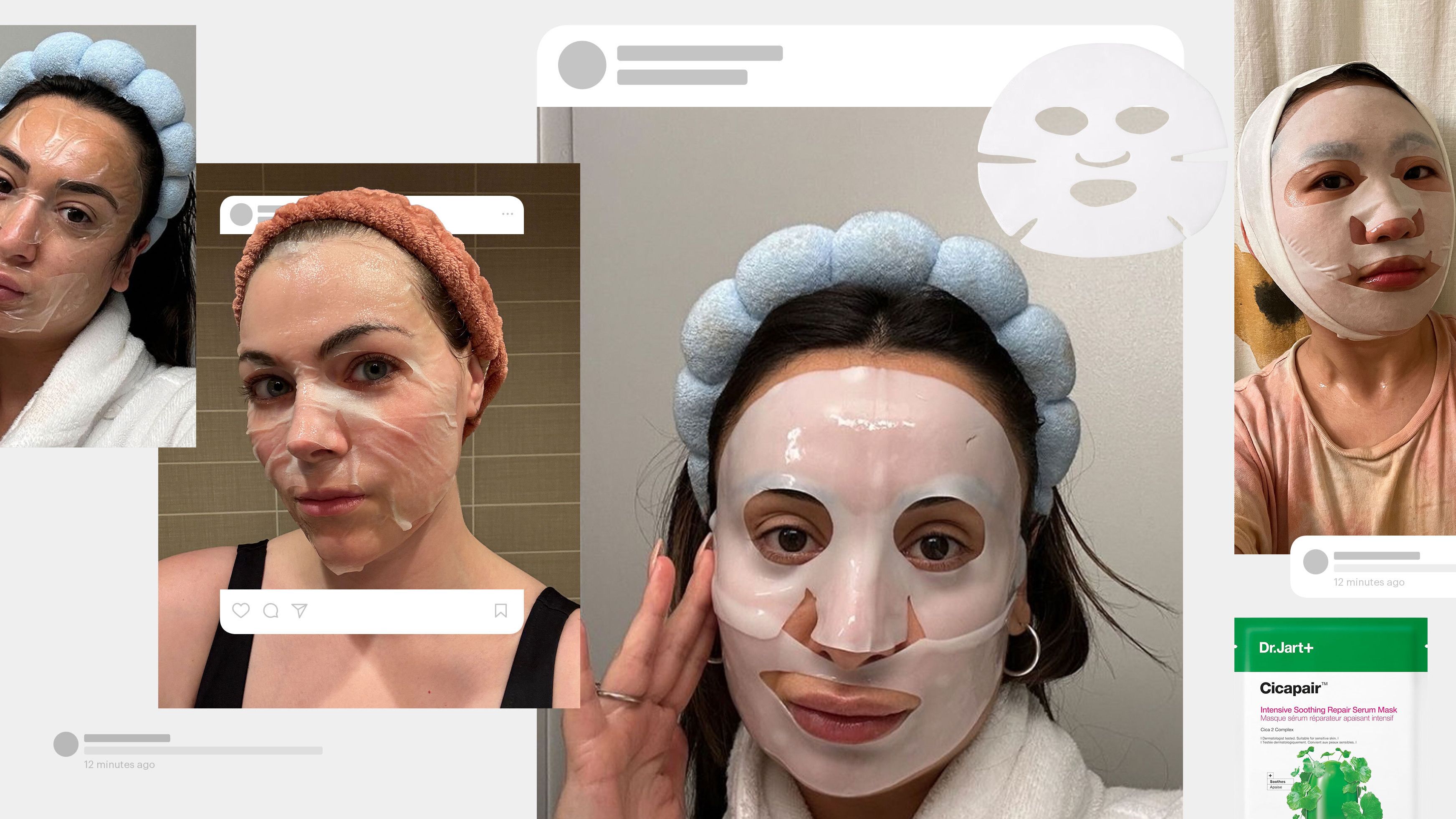 En realidad, las mascarillas de tela están haciendo mucho por tu piel