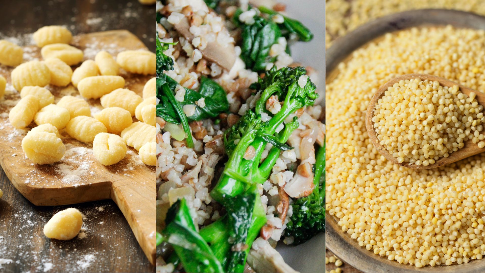 Todos los alimentos que probablemente no sabías que son naturalmente sin gluten, desde los gnocchis hasta el trigo sarraceno