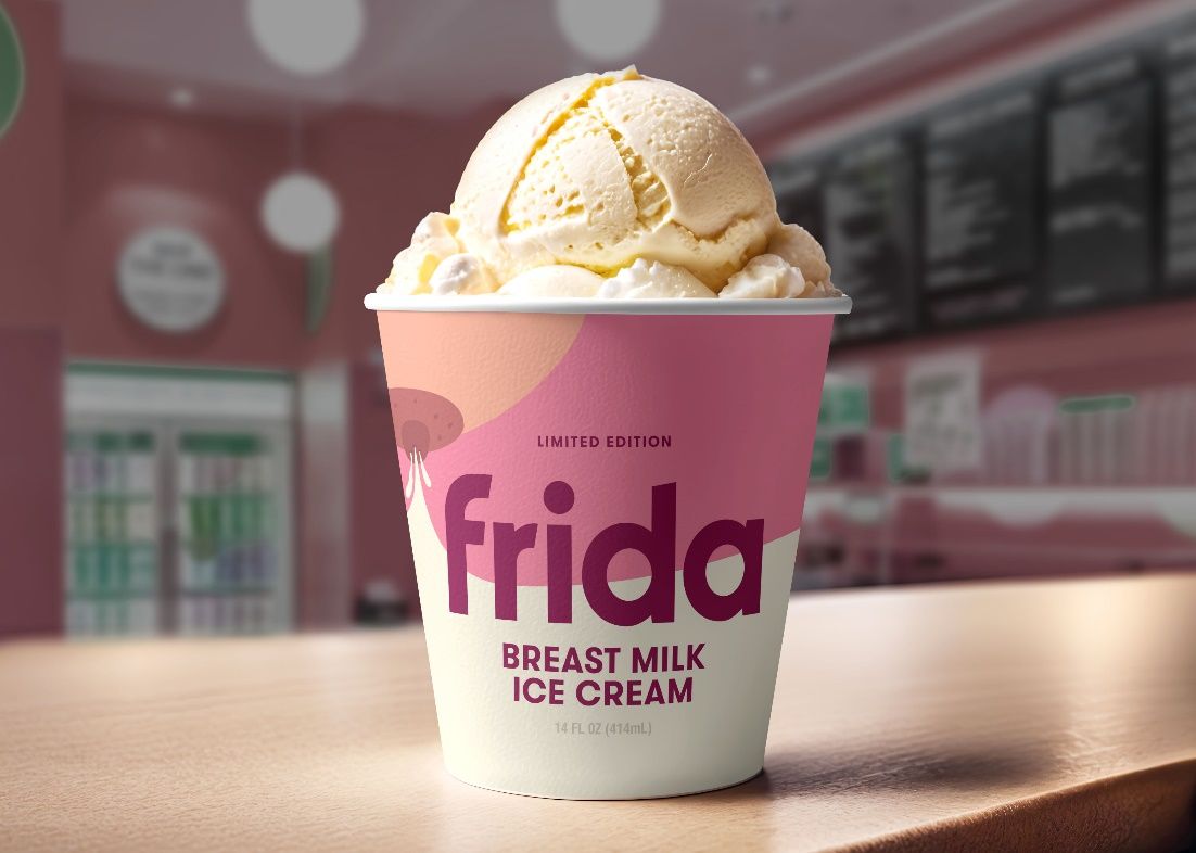 Próximamente helado con sabor a leche materna